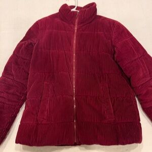 Women's Red Puffer Jacket